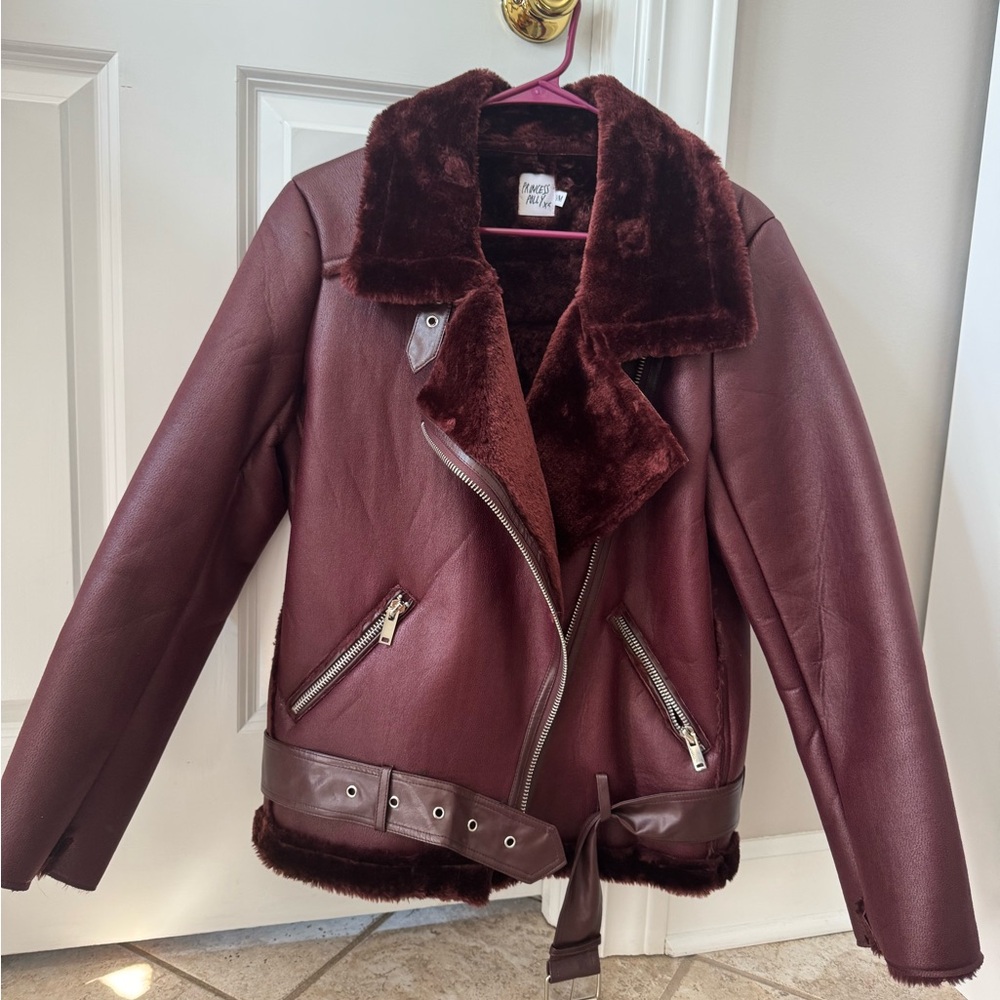 Faux Leather Jacket